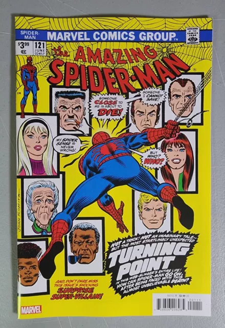 AMAZING SPIDER-MAN #121 Facsimile Edition Marvel Comics 2023
