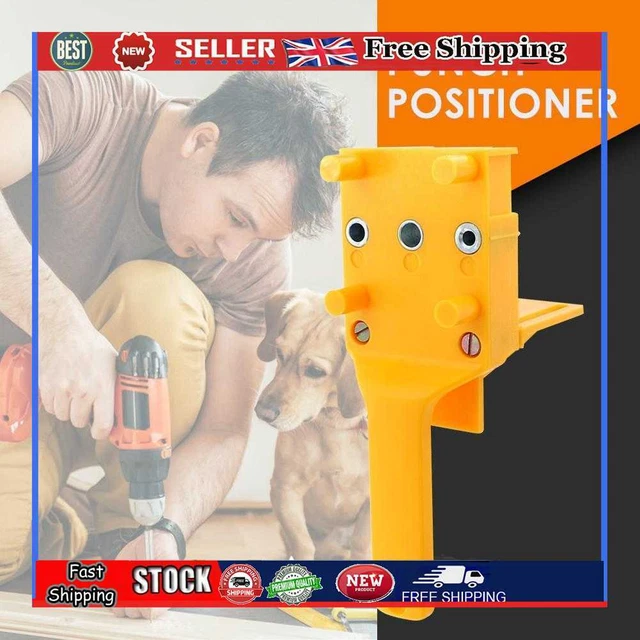 Trapano per tassellatura legno localizzatore falegnameria trapano tampone foro tascabile (giallo)