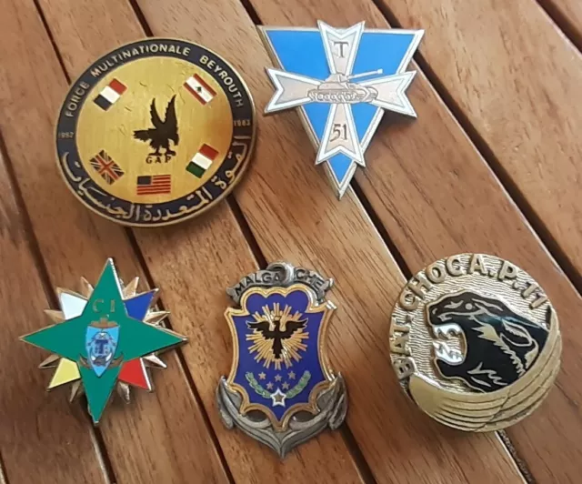 Lot 5 insignes militaires n° 3