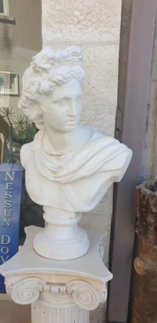 Stampo Busto Apollo 76 CM. in Gomma con Controstampo In Vetroresina Rinforzato