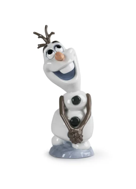 Lladro DISNEY Olaf Figurine #9114 Neuf en Boîte Frozen Elsa Save $Mignon F / Sh