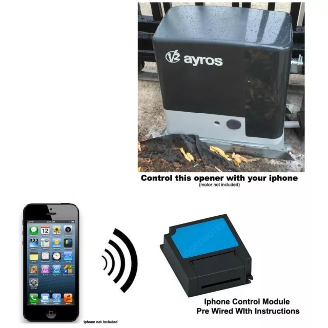 Iphone Remote Control Your V2 ayros Sliding Gate Opener Automatic Gate Motor