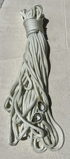 3/4 inch x 192 feet Braided Anchor Line w/ Stainless Steel Thimbles