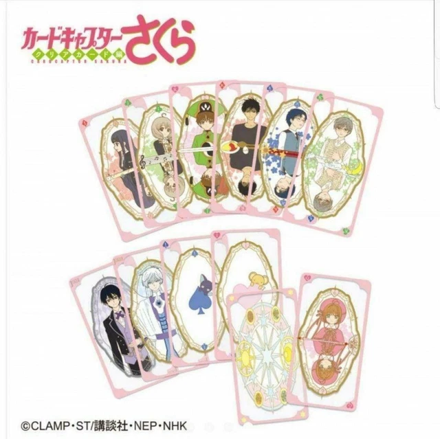 Cardcaptor Sakura Carte Da Gioco Francesi Clear 13 Cm Set Anime Manga Clamp