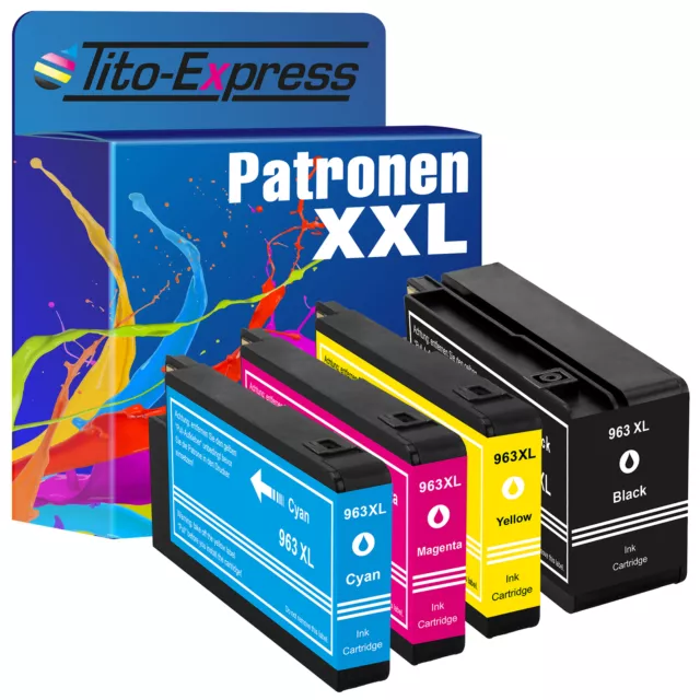 Patronen PlatinumSerie für HP963XL OfficeJet Pro 9010e 9012e 9014 9015 9019 9022