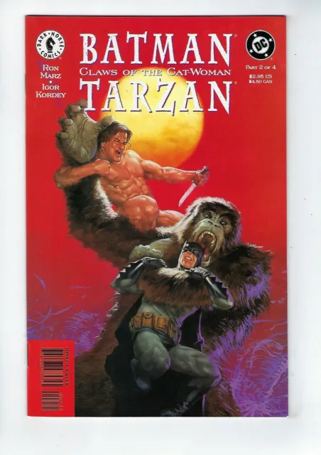 BATMAN/TARZAN: CLAWS OF THE CAT-WOMAN # 2 von 4 (DC Comics Miniserie, 1999) Neuwertig