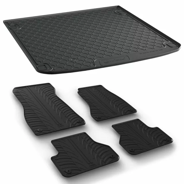 GLEDRING FITTED RUBBER Boot Liner & Floor Mats Set to fit Audi A4 Avant B9  16-23 £73.95 - PicClick UK