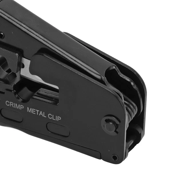 Kit Crimpatura RJ45 Pass-through Ez-tool, Pinza Per Connettori Di Rete Cat5/Cat6 Colore Blu