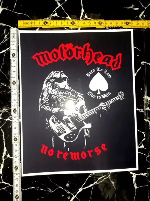 Motorhead No Remorse Lenmy Kilmister - Poster Manifesto Lucido Locandina