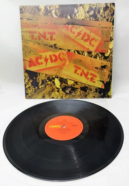 AC/DC T.N.T. TNT Vinyl LP Record Alberts Aussie 1987 OZ Red Label Press ...