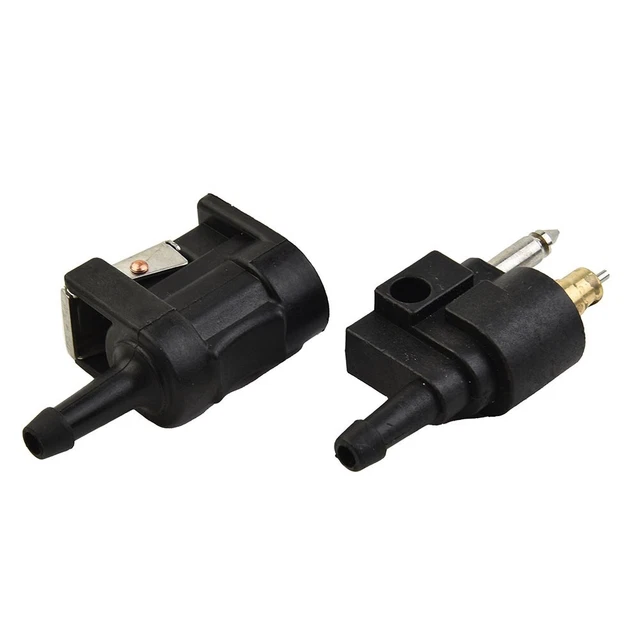 Connecteurs Ligne Carburant 6mm Pour Moteurs Hors-bord - Mâle Et Femelle - Lot De 2 Pièces