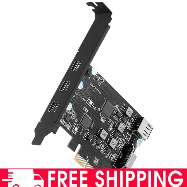 Usb Extender Pci EXTENDER BOARD 20GBPS PCI-E To USB 3.2 PCIE Expansion Controller Card ...