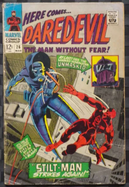 Marvel Comics Daredevil 26 March 1967 cents copy