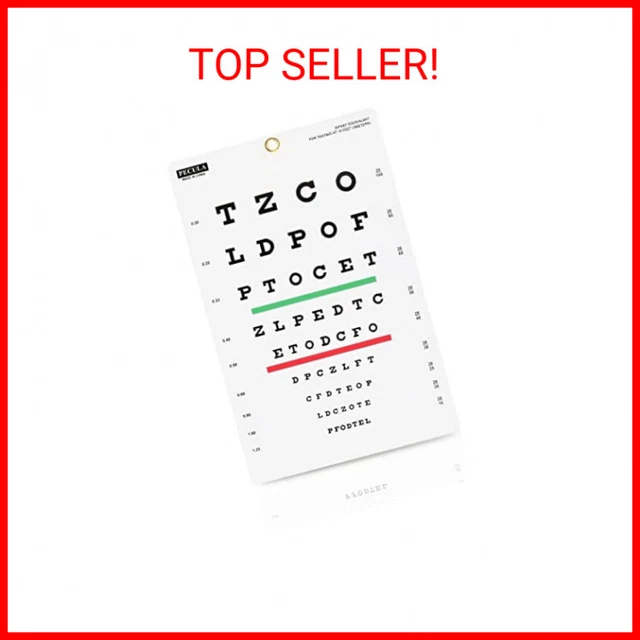 EYE CHART, SNELLEN Eye Chart, Wall Chart, Snellen Charts for Eye Exams