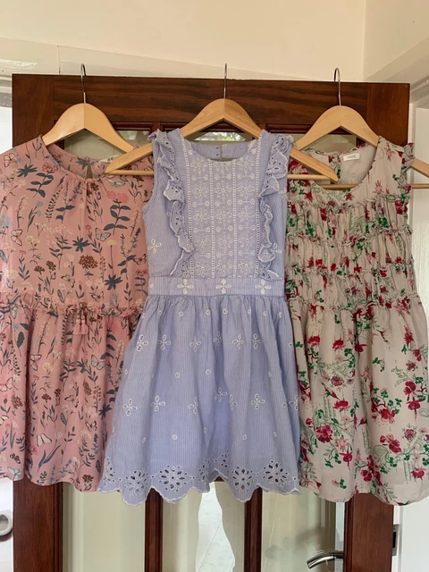 gurls summer dress bundle age 7-8 inc river island And Next