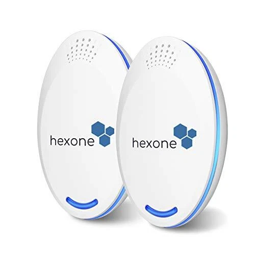 hexone x2 Répulsifs Ultrason Rongeur Souris Rat - Prises Répulsif Nuisible Es...