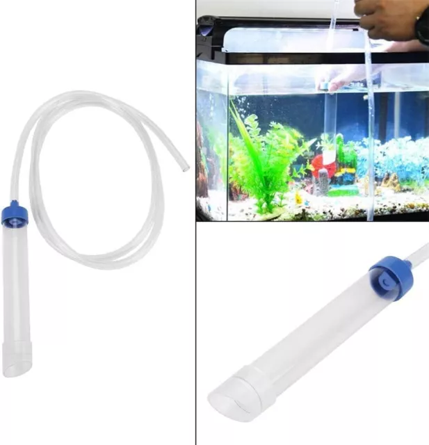 Fish Tank Aquarium Gravel Cleaner Syphon Vacuum Water Water Filter With Hose