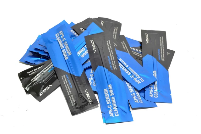 50 x VSGO Pro APS-C CCD/CMOS Sensor Cleaning Swabs 16mm swabs