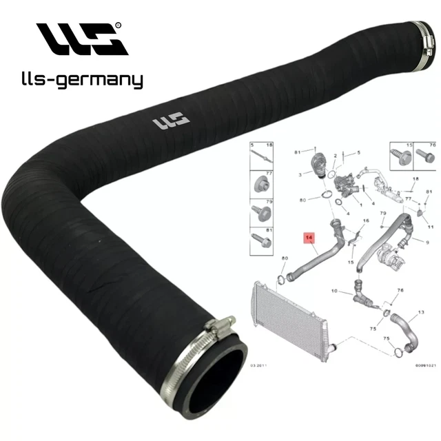 Air Turbo Induction Pipe Rear Duct wSensor for Djibouti