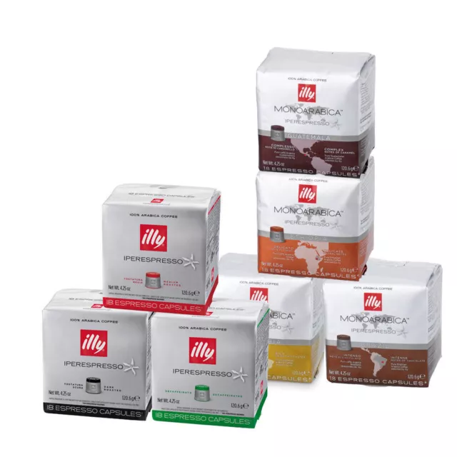 ILLY | 324 Capsules de Café pour Machine Iperespresso Francis Francis