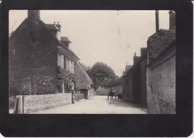 Chilton Foliat Village, Hungerford, Berkshire, Real Photographic Postcard, RPPC