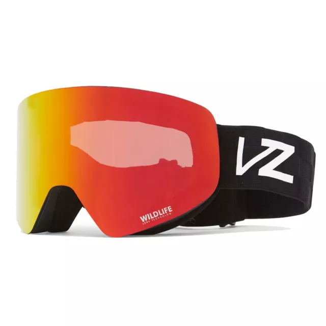 VonZipper Encore - Black Satin - Lens: Fire Chrome