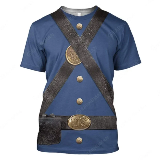 CUSTOM UNION INFANTRY Uniform in Civil War Apparel 3D TSHIRT Mother