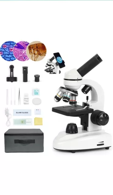 LaMula Optics Microscope 100x-2000x  Kids Or Adults Science Used