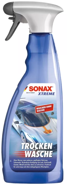 SONAX XTREME TrockenWäsche 750 ml Auto Wäsche Zuhause Reiniger Abperleffekt