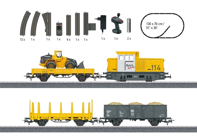 Coffret De Départ Train De Marchandises Azar AZP02 - Locomotive BB 67400 FRET SNC (échelle Z, Neuf)