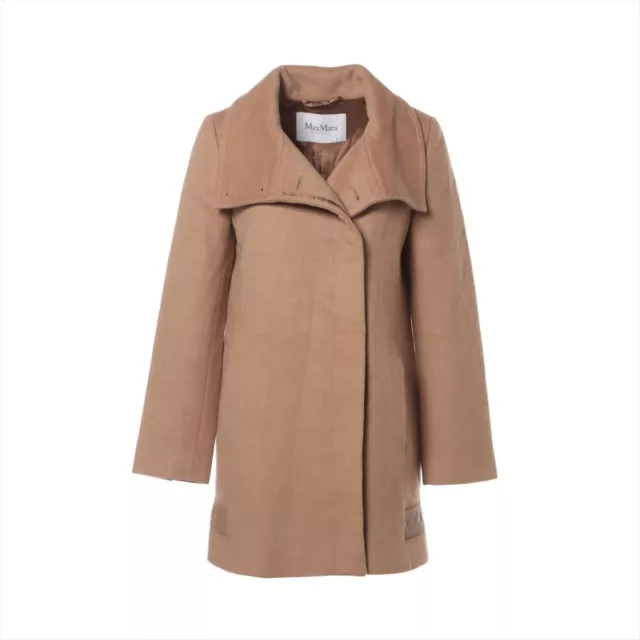 Max Mara Camel Short Coat J36 Women's Brown 10861023000