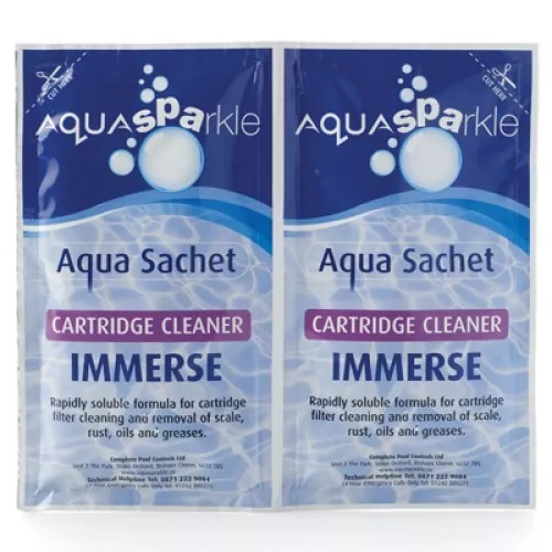 Aquasparkle Immerse Cartridge Cleaner Twin Pack For Hot Tub & Spa 2 x 50g