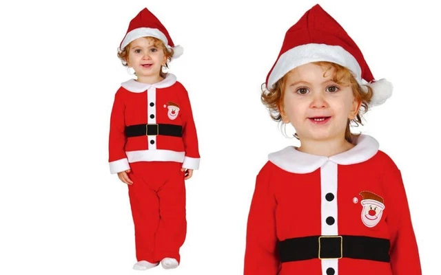 Costume babbo natale baby babbo bimbo neonato