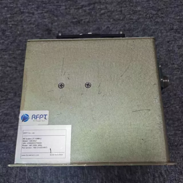 Rfpt Rf Power Tech Rf Switch 27.12Mhz Sw-2027 Ac 220V 60Hz