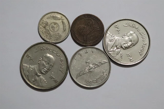 🧭 Afghanistan + Irak + India Old Coins Lot B53 #23 Xc26