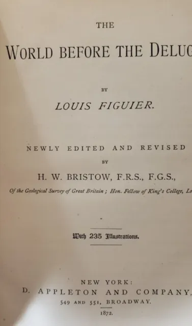 The World Before The Deluge by Louis Figuier - D. Appleton and Company, 1872 2