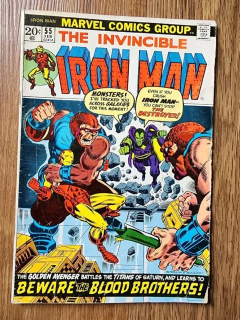 The Invincible Iron Man #55 (February 1973) First Appearance of Thanos