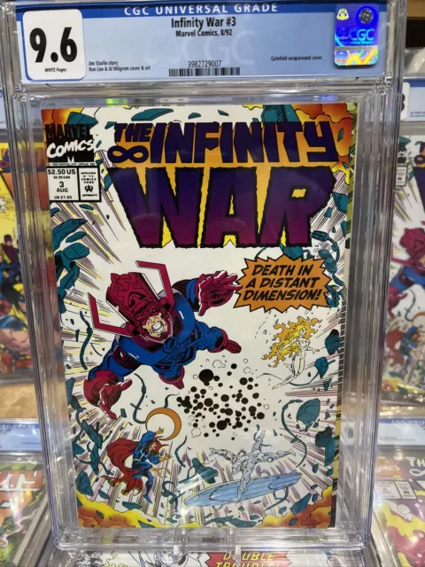 INFINITY WAR #3 CGC 9.6 THANOS AVENGERS MOVIE Marvel Comics Spider-Man Thor