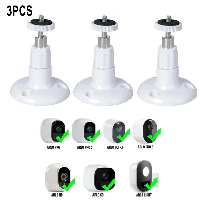 Montaggio a parete facile da installare per videocamera interna ad anello e fotocamera con attacco confezione da 3