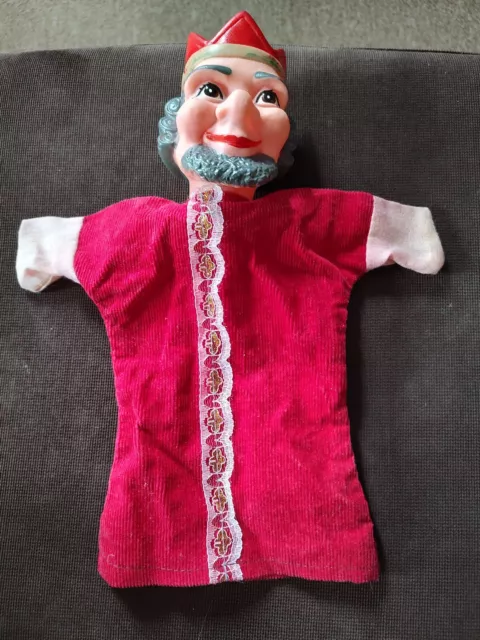 Vintage Mr. Rogers Neighborhood King Friday Hand Puppet. Pre-owned. In super nic