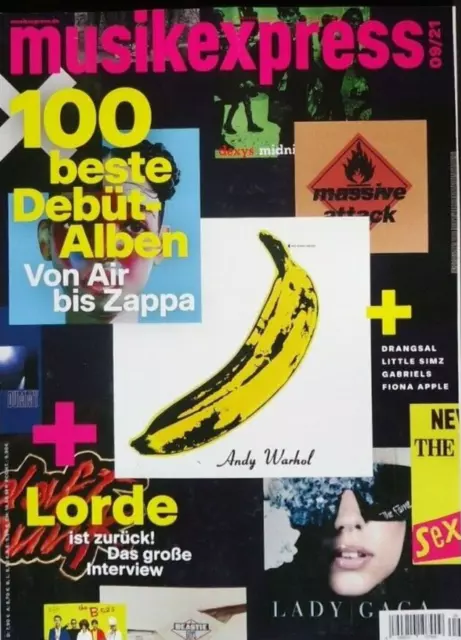 Musikexpress, 09/21, Septembre 2021. La 100 Meilleur Debütalben. Music Magazine