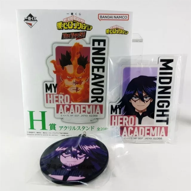 My Hero Academia Midnight Acrylic stand Rubber charm set