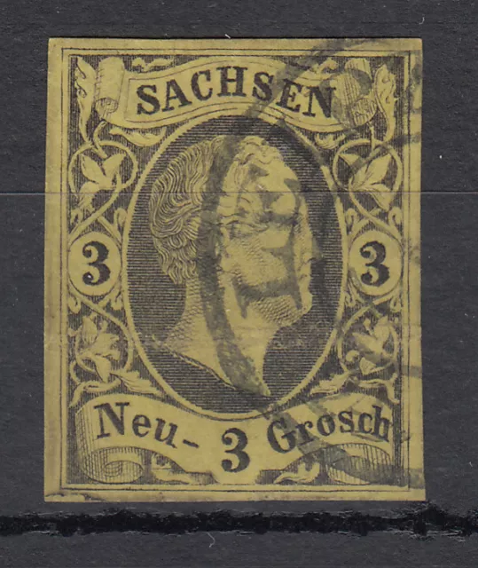 Altdeutschland - Sachsen - Mi.-Nr. 6 - gestempelt