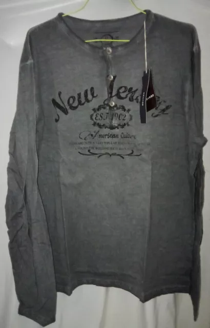 Teeshirt manche longue "Devred" Taille XL gris neuf new jersey