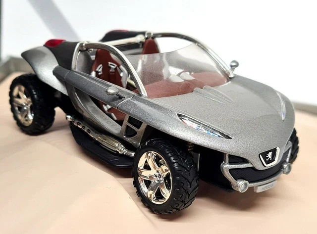 Modèle Réduit Peugeot 407 Coupé 2006 Argenté - Échelle 1/87 - Marque NOREV