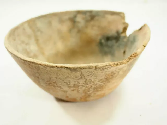 Prehistoric Hohokam Plain Ware Pottery Bowl Florence 850-1400A.D. NAA-591