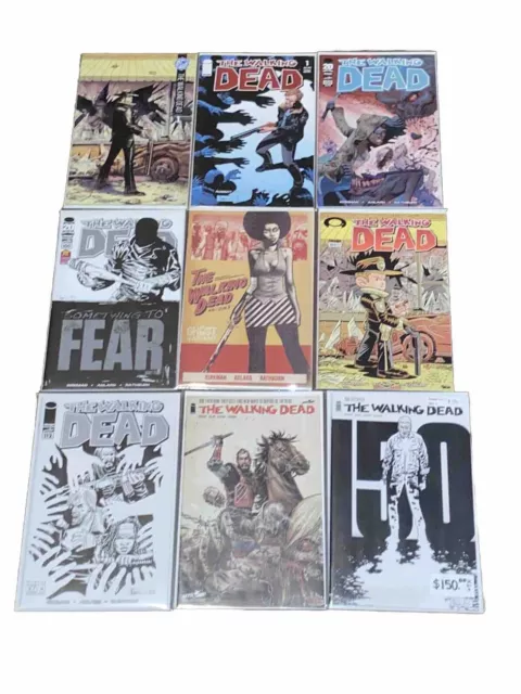 Lot of 9 The Walking Dead (TWD) Variants! 1, 100 SDCC, 101, 103, 112, 129, 150!