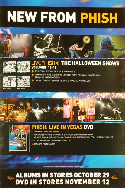 PHISH LIVE IN Las Vegas DVD $15.00 - PicClick CA