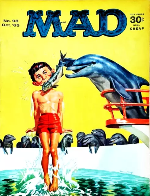 Mad Magazine #98 October 1965 Fn + Sergio Aragones Don Martin Al Jaffee & More!!