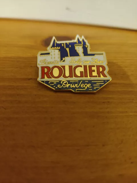 Rare Pins Pin's .. Tourisme Chateau Castle Biscuit Rougier Sully Sur Loire 45~Cv